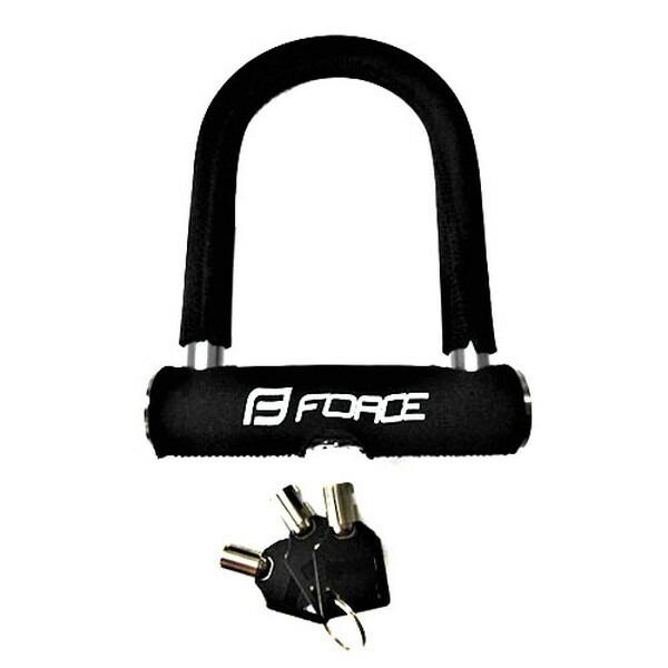 FORCE 80047 U字ロックネオプレーン ブラック : XPRICE Yahoo!店