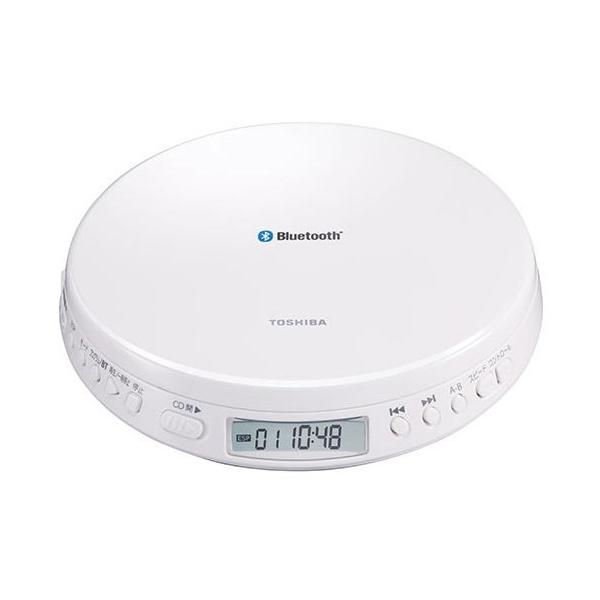 東芝　TOSHIBA　Bluetooth搭載 ポータブルCDプレーヤー ホワイト　TY-P30-W