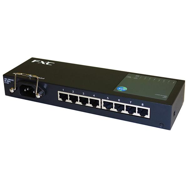 FXC ES1008TP 8ポート 10/100/1000Mbps タップ型イーサネットスイッチ