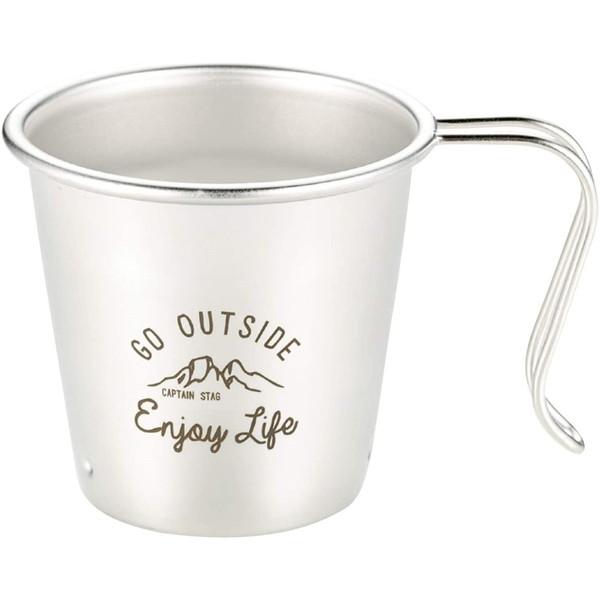 CAPTAIN STAG UH-0038 �����e �X�e�����X �[�^�X�^�b�L���O�J�b�v300ml