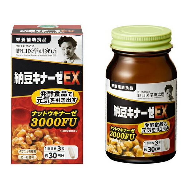 株式会社野口医学研究所 納豆キナーゼEX 90粒 : 4562193141800 