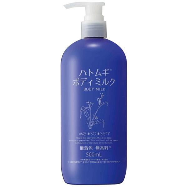OKAINTER wa*so*sen ワソウセン ハトムギ ボディミルク 500mL OKAINTER wa*so*sen ワソウセン ハトムギ ボディミルク 500mL