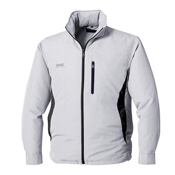 NSP 4573210821193 フード付きポリエステル製 ウェアのみ シルバー Ｌ 空調服 フード付きポリエステル製 ウェアのみ シルバー LKU90520C06S3