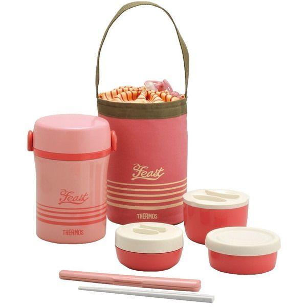 他サイト： THERMOS JBC-801-CP コーラルピンク ステンレスランチジャーの商品画像