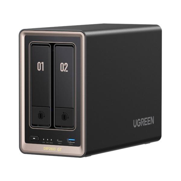 UGREEN NaSync DXP2800 2-Bay クラウド対応 パーソナル UGREEN UGREEN DXP2800GT ブラック NASync NAS 2ベイ : XPRICE Yahoo