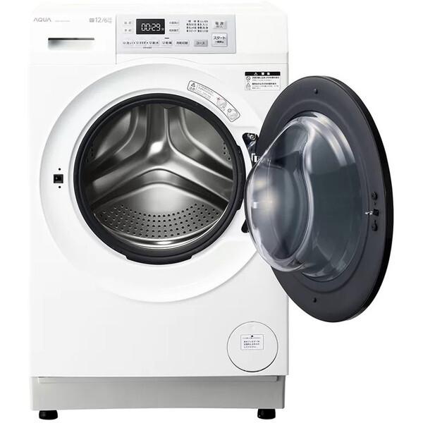AQUA（アクア） AQUA AQW-SD12A-R-W ホワイト まっ直ぐドラム ドラム式