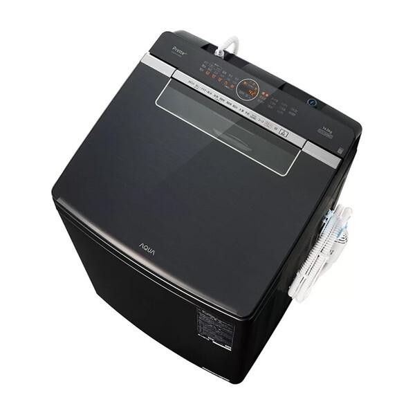 AQUA（アクア） 洗濯機 縦型 14kg 全自動洗濯機 AQW-VX14A(K) シルキー