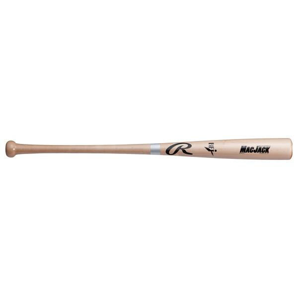 Rawlings ローリングス 野球 木製硬式用バット コウシキ ハードメイプル マックジャック BHW4FRMJ-NATS-84BS1 ナチュラルシルバー Rawlings（ローリングス） 野球 木製硬式用バット コウシキ ハード