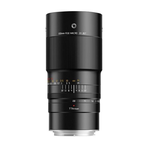 完動/美品 Canon キャノン EF 100mm F2.8 マクロレンズ TTArtisan (銘匠光学) TT-100F28M-RF ブラック 100mm f/2.8