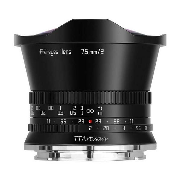 TTArtisan 7.5mm f/2 Z (B) ブラック 交換レンズ(ニコンZマウント・APS