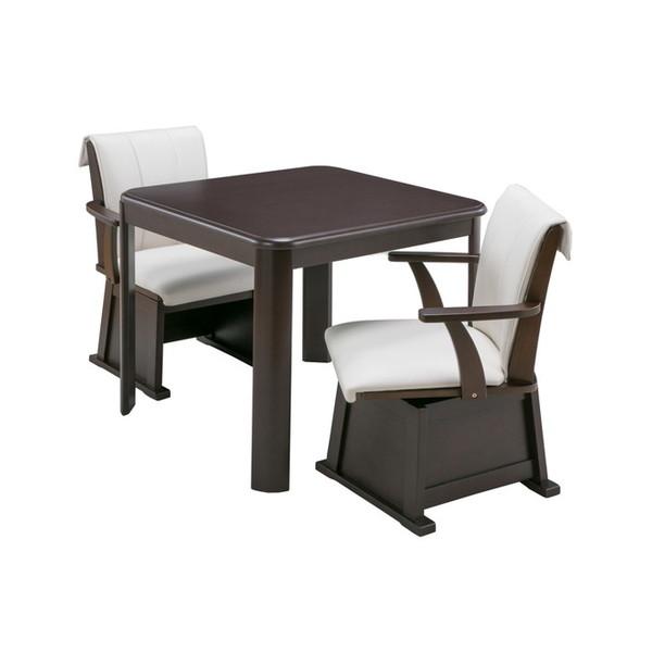 こたつ 机 ファミリー・ライフ こたつ 03968 ダイニングこたつテーブル 80×80