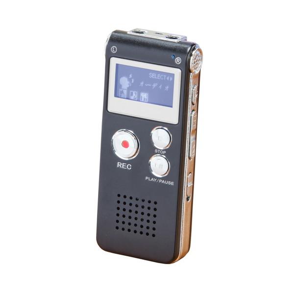 シニア向け ボイスレコーダー ICレコーダー 押すだけ 簡単操作 録音 再生 小型 デジタル 録音機 声録音 会話 音声 記録 ボイスメモ コンパクト 電池不要