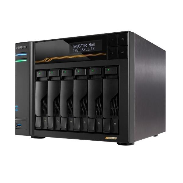 ASUSTOR AS6806T LOCKERSTOR 6 Gen3 NAS (6ベイ/メモリ16GB)