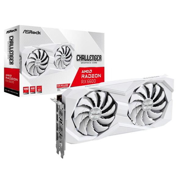ASRock RX6600 CLW 8G Challenger White グラフィックボード : XPRICE 
