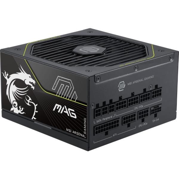 MSI MSI MAG A1000PLS PCIE5 ブラック MAG APLS PCIE5 電源ユニット