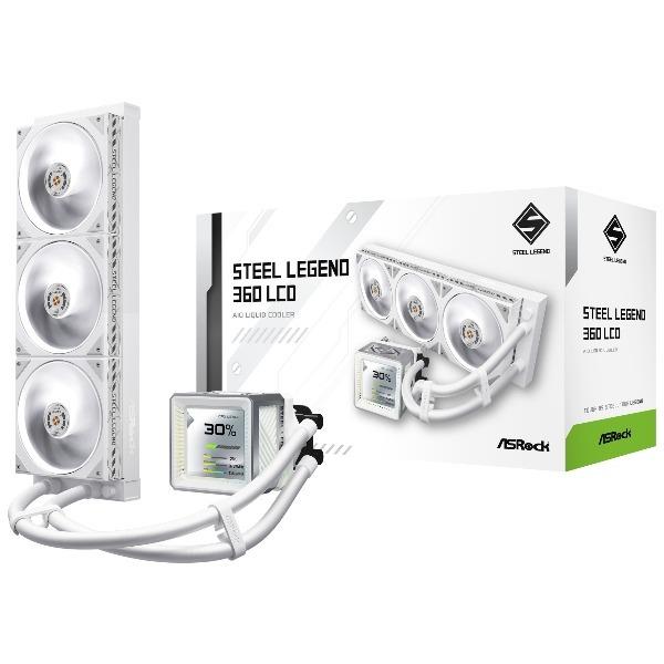 ASRock（アスロック） ASRock Steel Legend 360 LCD 水冷CPUクーラー
