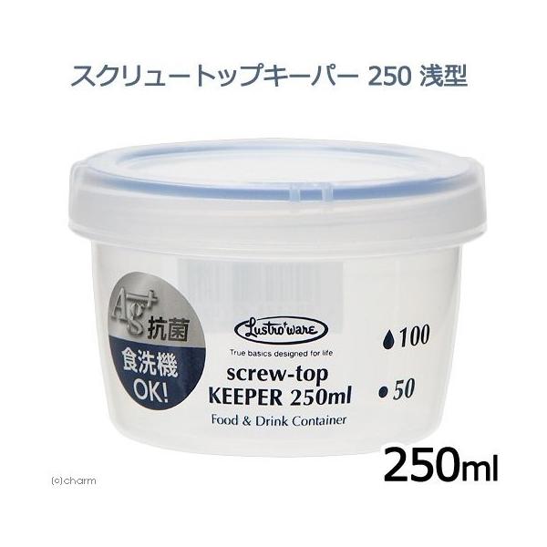 岩崎工業 保存容器 スクリュートップキーパー 250mL 浅型 抗菌 B