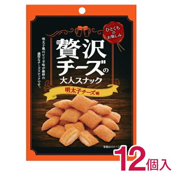菊屋 贅沢チーズの大人スナック 明太子チーズ味 35ｇ ×12