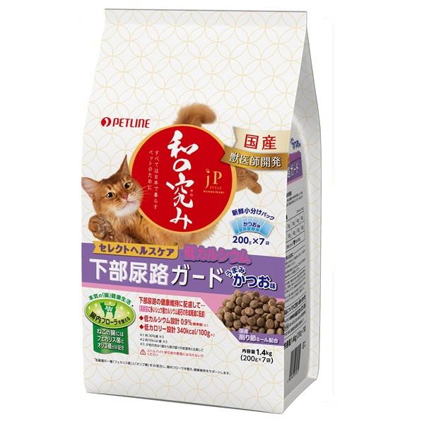 他サイト： ペットライン JPスタイル 和の究み 猫用セレクトヘルスケア 下部尿路ガード 低カルシウム 1.4kgの商品画像