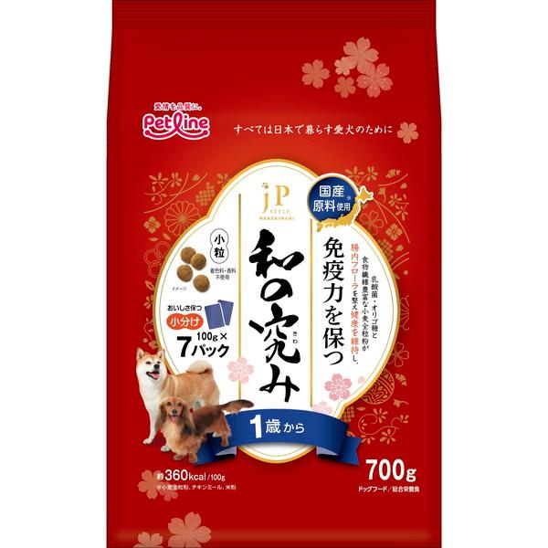 他サイト： ペットライン JPスタイル和の究み 小粒 1歳から 700g(100g×7)の商品画像