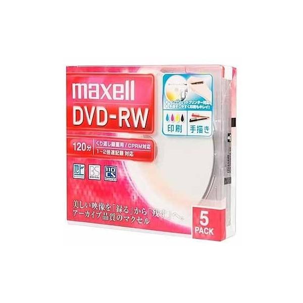 maxell DW120WPA.5S ^pDVD-RW 4.7GB 1`2{ 5 [J[