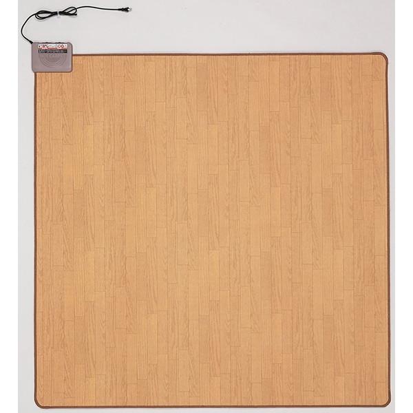 ワタナベ工業 ホットカーペット WHC-205KMD 2畳用・木目フローリング