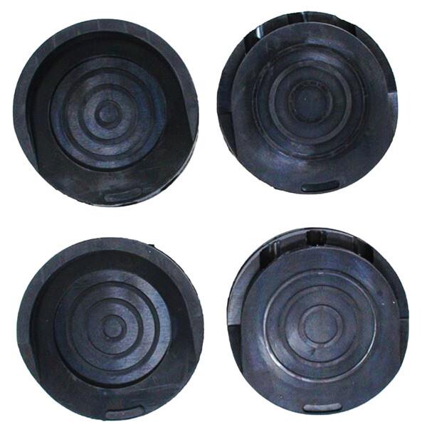 他サイト： 和気産業 EGH-005 ハイパー防振ゴムマット 洗濯機・冷蔵庫用 ブラック 4枚入の商品画像