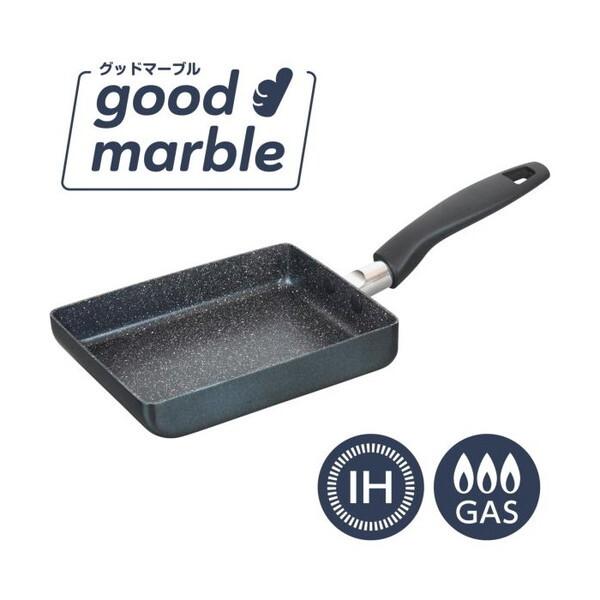 和平フレイズ RB-3675 グッドマーブル 玉子焼13×18cm エッグパン (IH