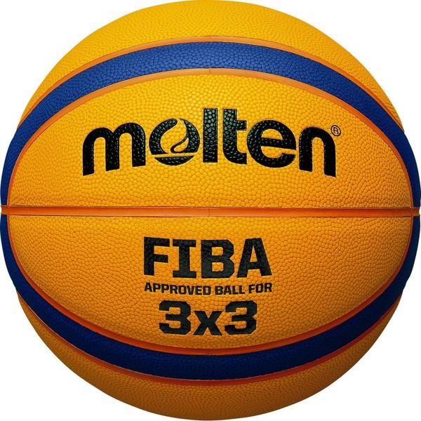 molten（モルテン） B33T5000 イエロー×ブルー 3人制バスケットボール