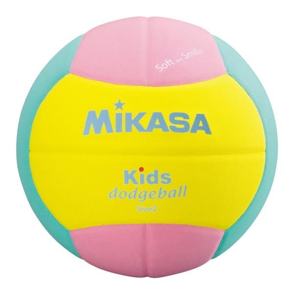 MIKASA SD20-YP スマイルドッジ2号 EVA 約160g 黄/ピンク/緑