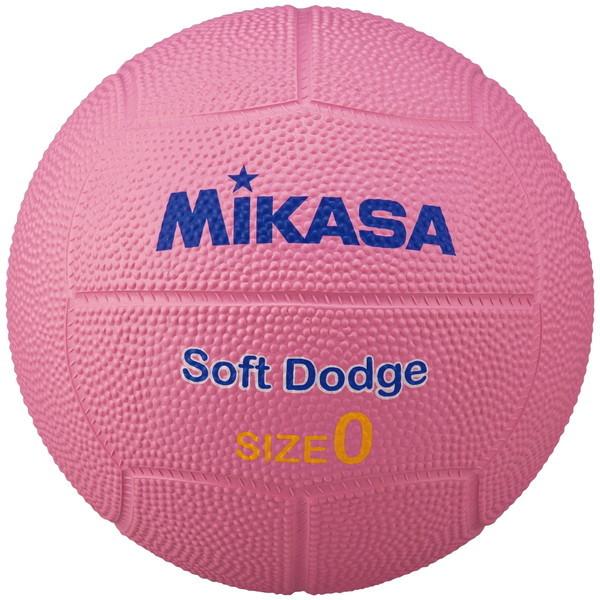 10/19まで全品+P5% 外遊びグッズ ミカサ ソフトドッジボール 0号 幼児向け 0号球 ピンク