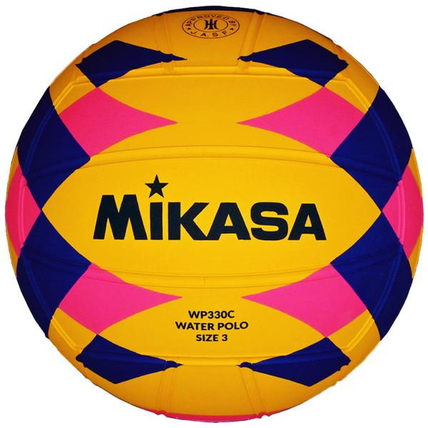 ミカサ MIKASA 4907225800988 WP330C 水球 検定球 中学女子 黄青ピンク MIKASA（ミカサ） MIKASA WP330C 水球 検定球 3号 中学女子用 発泡ゴム