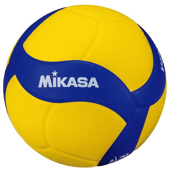 MIKASA V430W ブルー/イエロー バレーボール4号 練習球