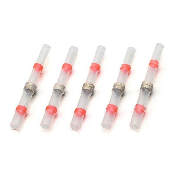 デイトナ D18828 熱収縮チューブ ハンダ入り 防水 φ2.7(収縮後内径φ1.4) 40mm 5個入り