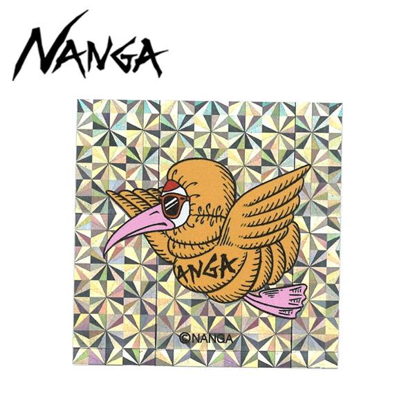NANGA（ナンガ） HOLOGRAPHIC GAAACY SQUARE STICKER TSURU FREE