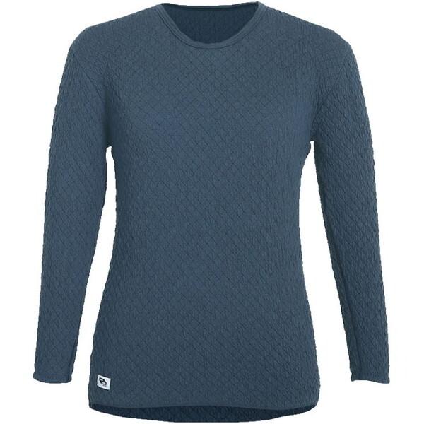 チョモランマ 婦人 長袖U首 ネイビー Lサイズ QMS822 健繊 健繊 チョモランマ 婦人 長袖U首 ネイビー Lサイズ QMS822 : XPRICE