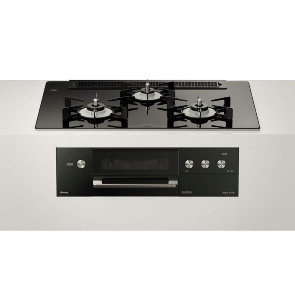 リンナイ Rinnai RHS71W30E11RCABW-13A ピアノブラック DELICIA 