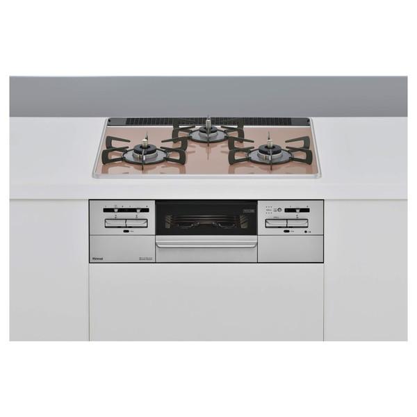 Rinnai RS31W35P43DGAVW-13A サクラグレージュ Mytone [ビルトインガスコンロ (都市ガス用・両側強火力・幅60cm)] リンナイ（Rinnai） Rinnai RS31W35P43DGAVW-13A サクラグレージュ