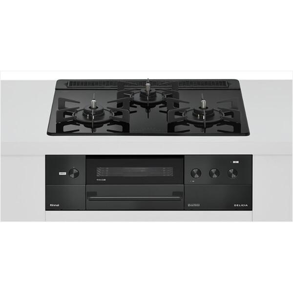 リンナイ Rinnai RHS31W38M11RNBW-LP ナイトブラック DELICIA 