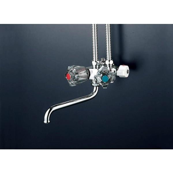 KVK ソーラー2ハンドル混合栓(専用形) KM50NC (水栓金具) 価格比較