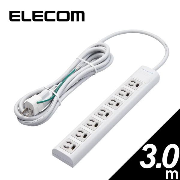 �}���`�^�b�v ELECOM �G���R�� T-ECOY053NDA RoHS�Ή� ���T�[�W �ʂ��~�� 3P-3P 3P-2P�ϊ��A�_�v�^�t 7�� 3m ���[�J�[����