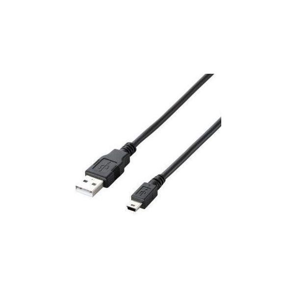 ELECOM U2C-JM05BK �u���b�N �G�RUSB2.0�P�[�u��(0.5m/A-miniB�^�C�v)