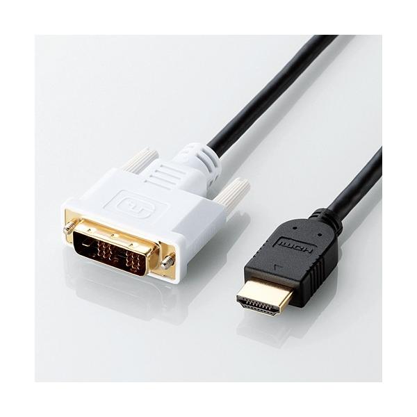 HDMI�ϊ��P�[�u�� ELECOM �G���R�� CAC-HTD15BK DVI-HDMI