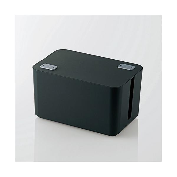 �P�[�u���{�b�N�X ELECOM �G���R�� EKC-BOX002BK 4�� �u���b�N