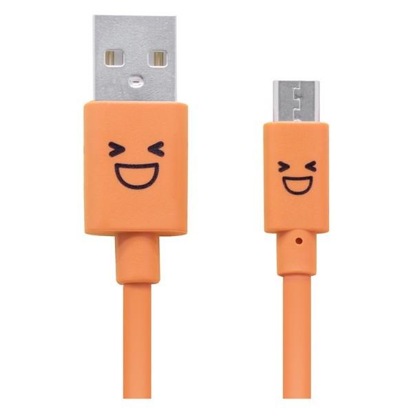 ELECOM MPA-FAMB2U12CDR ���́E�ʔ̐�p microUSB�P�[�u�� 2A�o�� 1.2m �J���t�� �I�����W