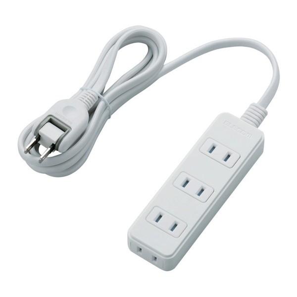 �}���`�^�b�v ELECOM �G���R�� T-TST02-22420WH �ق���h�~�V���b�^�[�^�b�v 4�� 2m �z���C�g