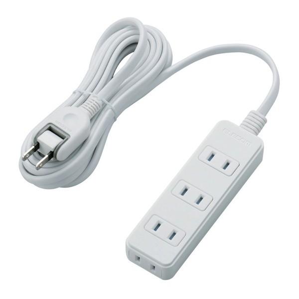 �}���`�^�b�v ELECOM �G���R�� T-TST02-22430WH �ق���h�~�V���b�^�[�^�b�v 4�� 3m �z���C�g