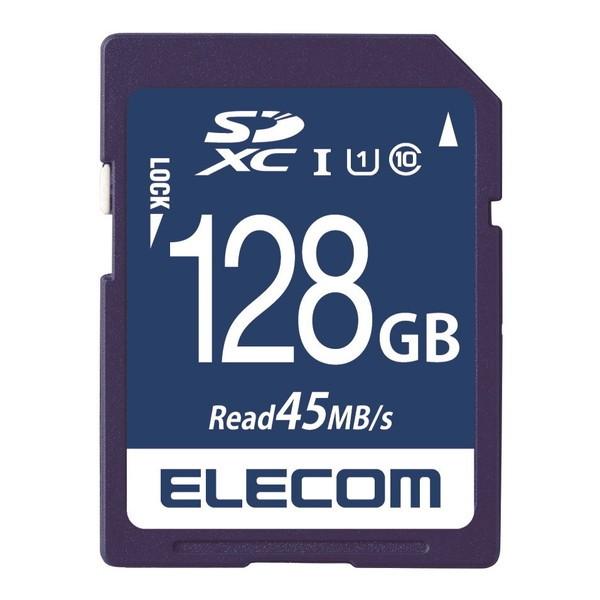 SDJ[h ELECOM GR MF-FS128GU11R SDXCJ[h f[^T[rXt UHS-I U1 45MB/s 128GB [J[