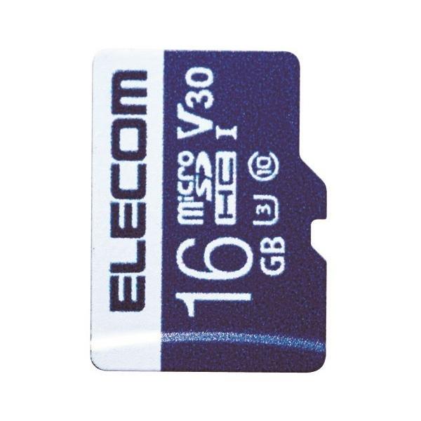 SDJ[h ELECOM GR MF-MS016GU13V3R microSDHCJ[h f[^T[rXt rfIXs[hNXΉ UHS-I U3 80MB/s 16GB [J[