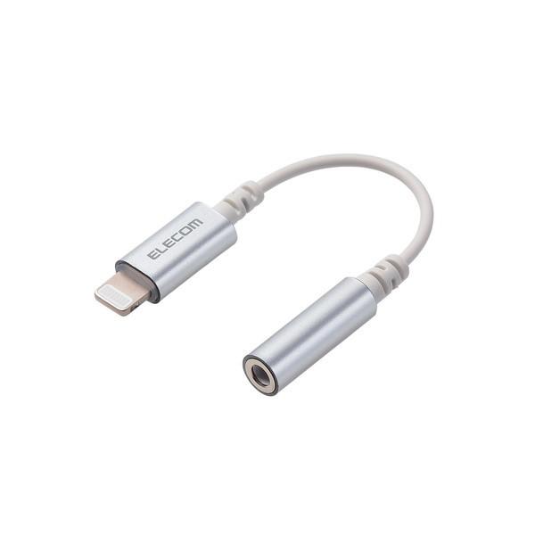 ϊP[u ELECOM GR MPA-L35DS01SV Lightning-4ɃCz[q fUCϋv Vo[